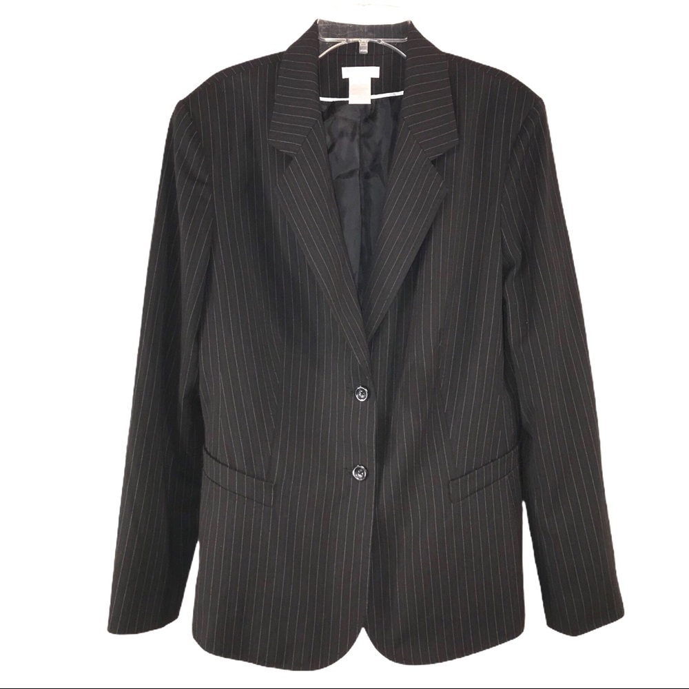 Worthington Stretch Pinstripe Blazer, Size 14